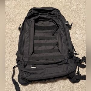Versatile Black Backpack for Men